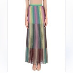 MISSONI multicolored metallic skirt